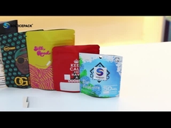 カスタム 雑草 包装 バッグ 3.5g プラスチック 包装 キップロック バッグ カナビス