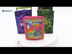 CBDガム カナビス 包装袋 マリファナ 雑草 マイラー 3.5g カスタム