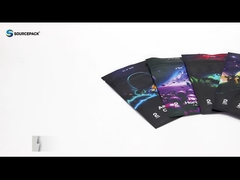 カスタム・ジッパー・ワース・パッケージング・バッグ 3 サイド・シール マイラー・ポーチ デジタル印刷